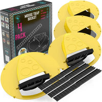 4-Pack Bucket Lid Mouse Traps