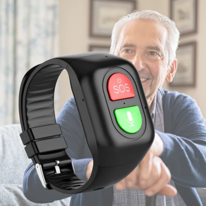 4G GPS Smartwatch for Seniors with Health Monitoring, SOS Buttons, Location Tracking, and Quick Emergency Contact