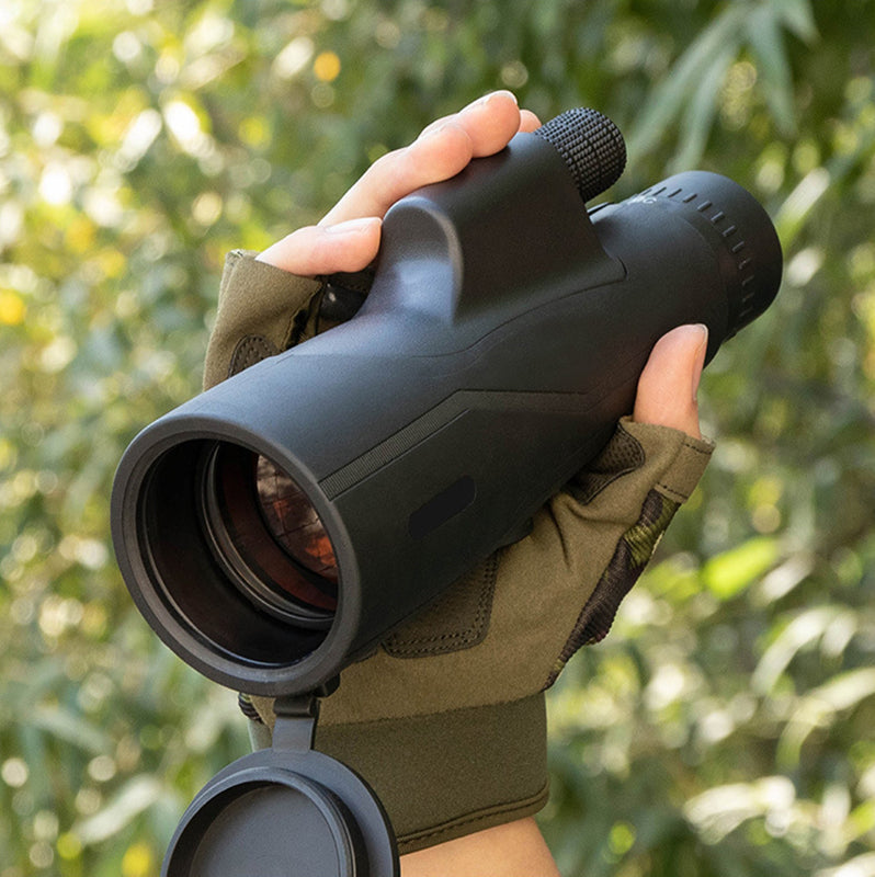 500X Pro High-Resolution Monocular Telescope with FMC Multi-Coated Lens, Nitrogen-Filled & Waterproof, Night Vision Optimized Compact Optics for Astronomy & Outdoors