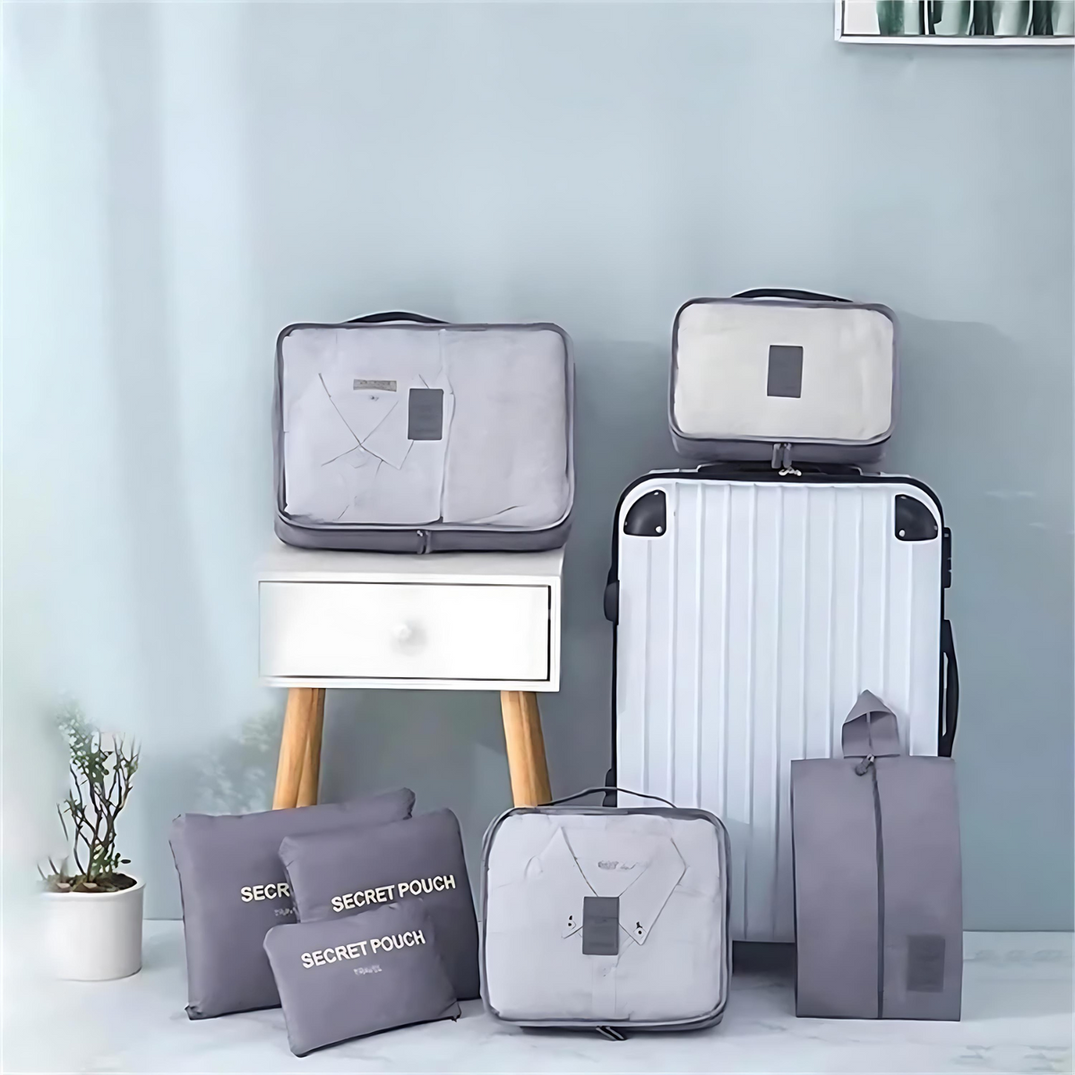 7-Piece Luggage Organizer Set