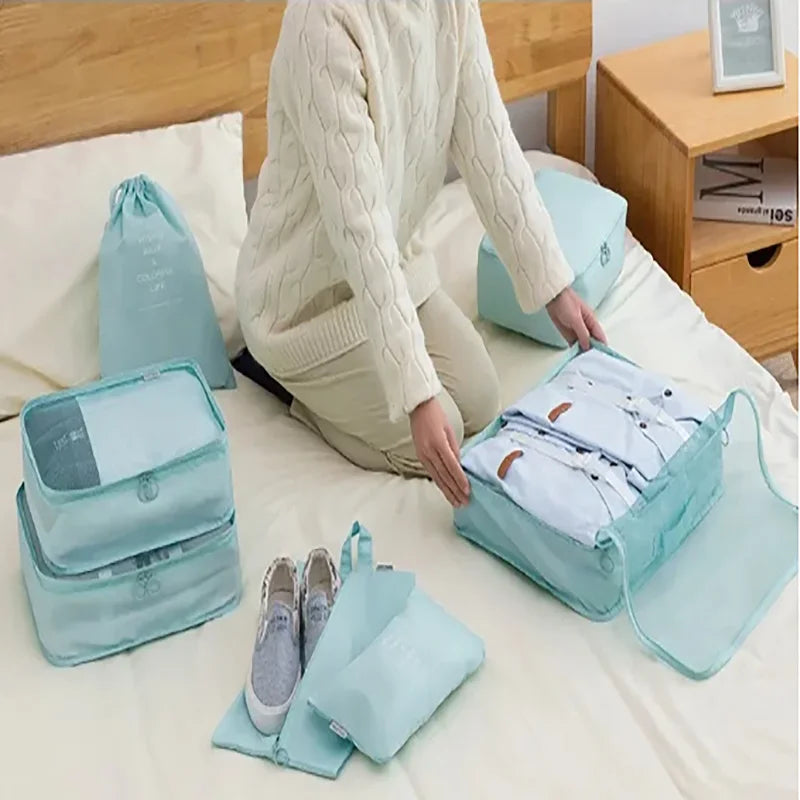 7-Piece Travel Organizer Set