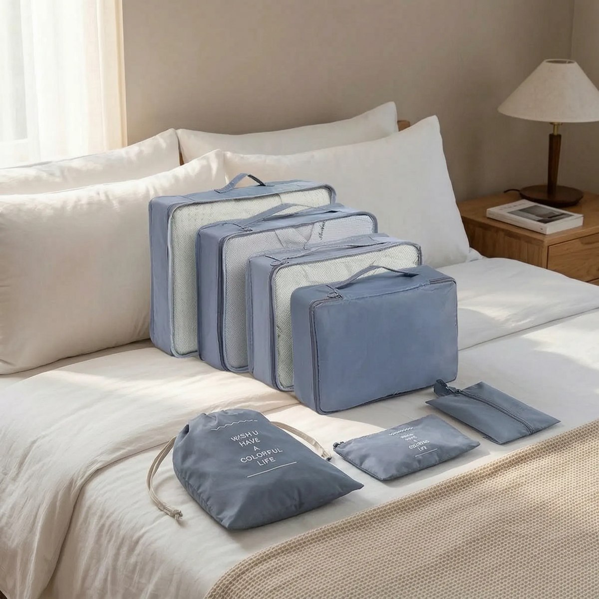 7-Piece Travel Organizer Set