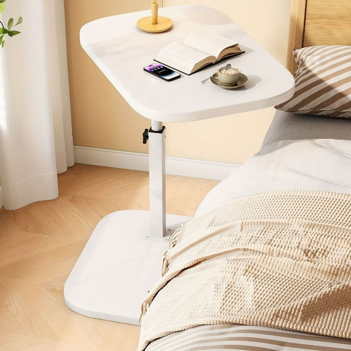 Adjustable Sofa Side Table - Multifunctional Design with Adjustable Height