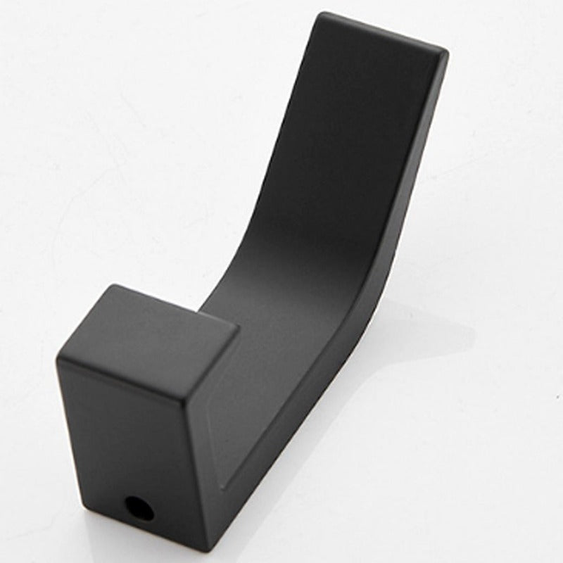 Aluminium Wall Hooks in Black/White - Modern Decorative Coat Hooks