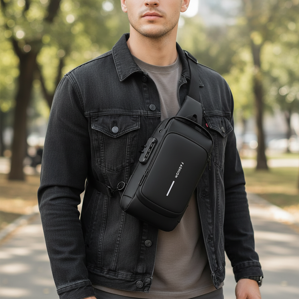 Anti-Theft Chest Sling Bag