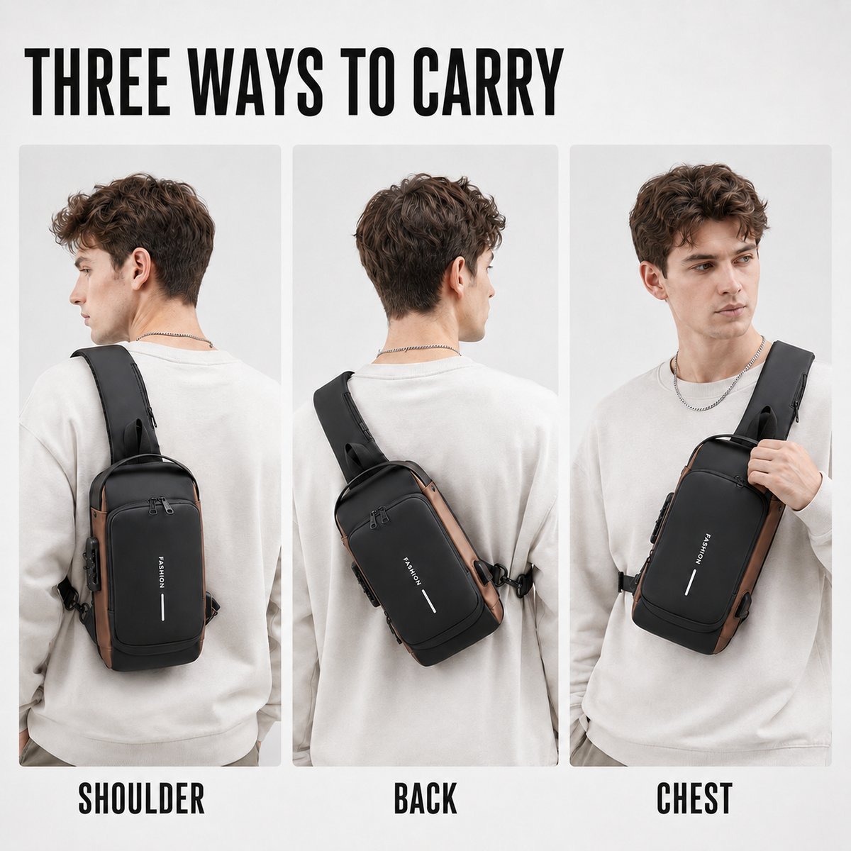 Anti-Theft Chest Sling Bag