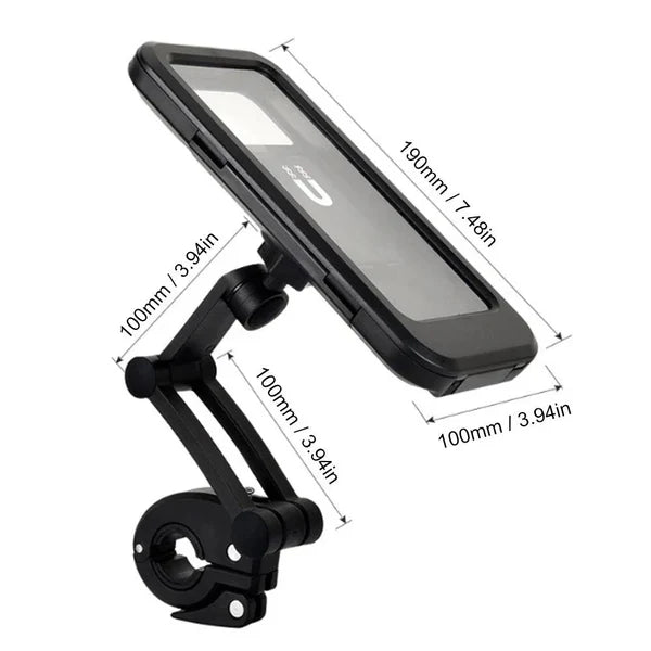 Bike Phone Mount - Waterproof and 360° Rotatable
