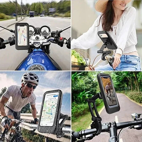 Bike Phone Mount - Waterproof and 360° Rotatable