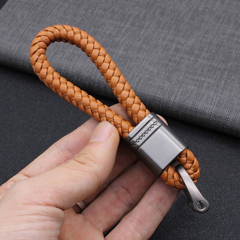 Braided Loop Car Key Keychain