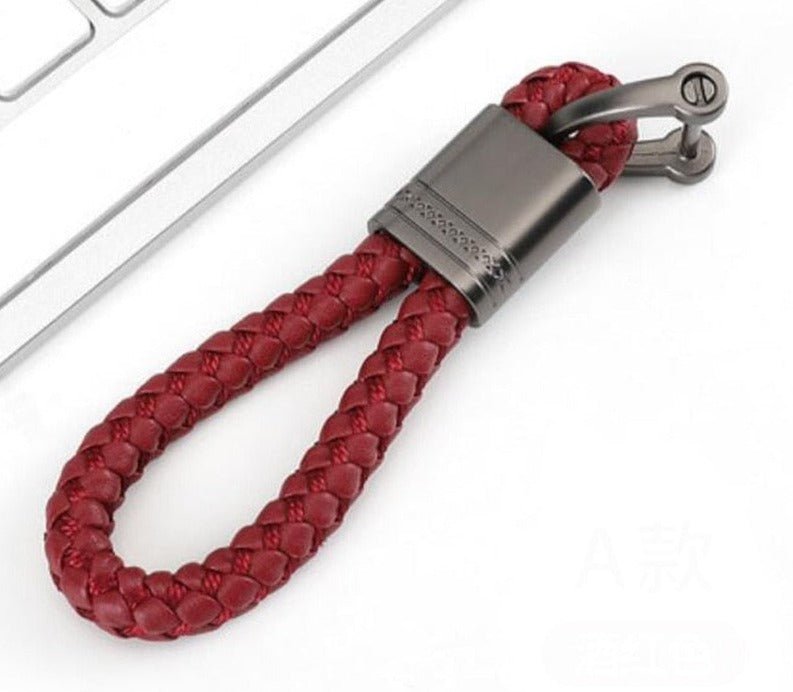 Braided Loop Car Key Keychain