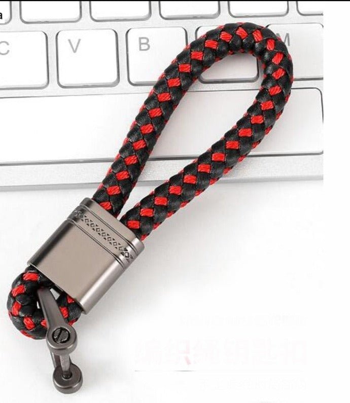 Braided Loop Car Key Keychain
