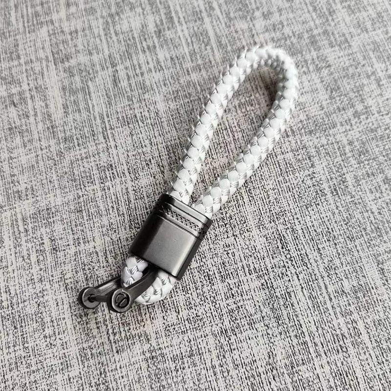 Braided Loop Car Key Keychain