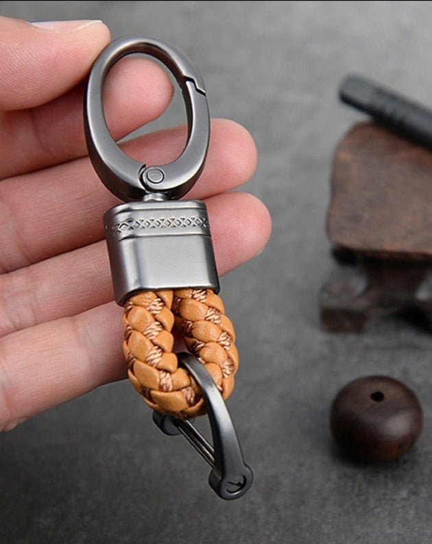 Braided Loop Car Key Keychain
