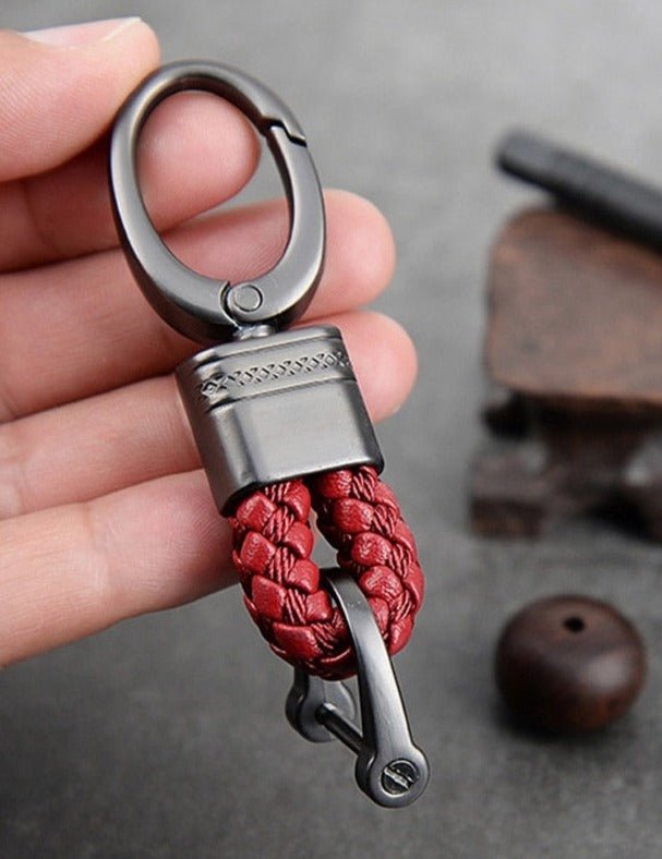 Braided Loop Car Key Keychain