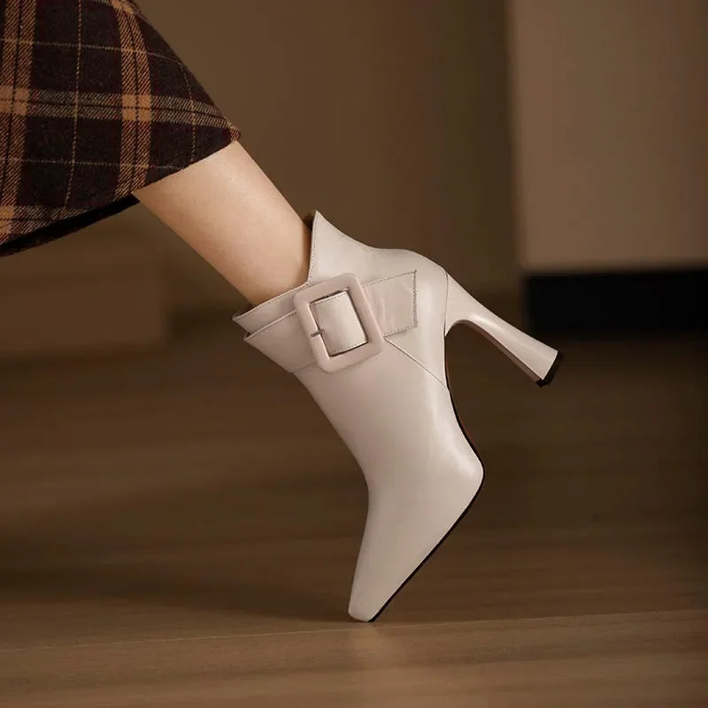 Buckle Ankle Boots