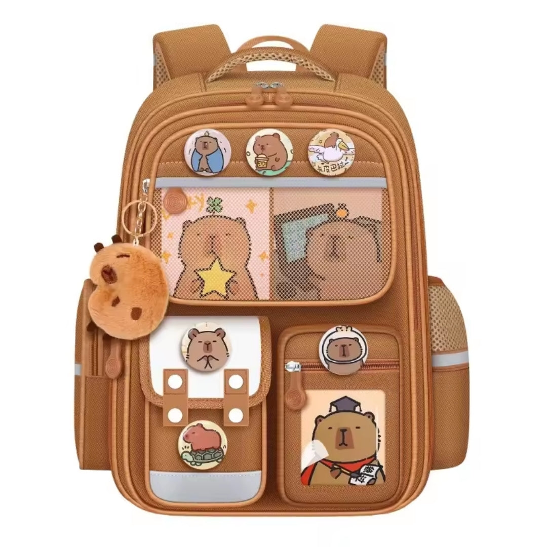 Capybara Backpack - Waterproof Large-Capacity School Backpack