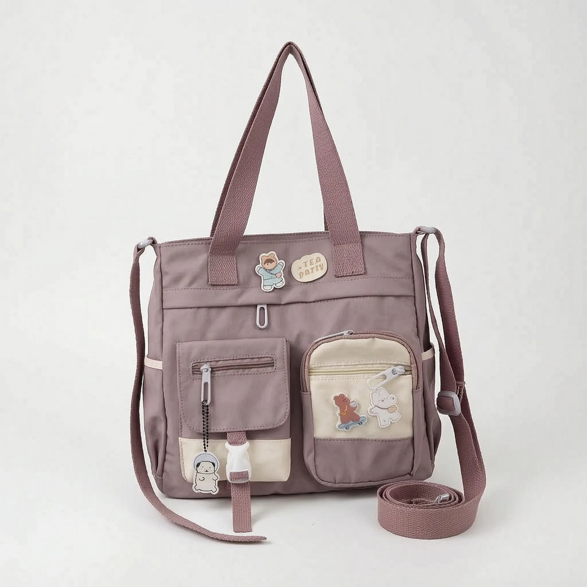 Casual Multi-Pocket Crossbody Bag