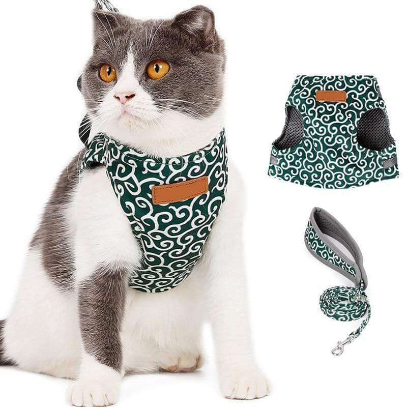 Cat Vest Harness Set