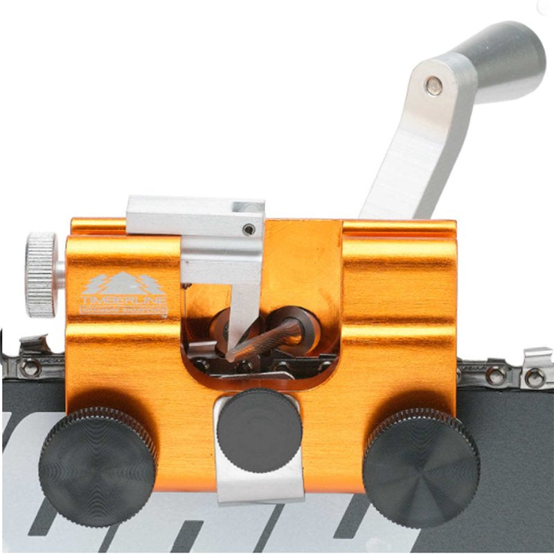 Chainsaw Chain Sharpening Jig - Aluminum Precision Tool