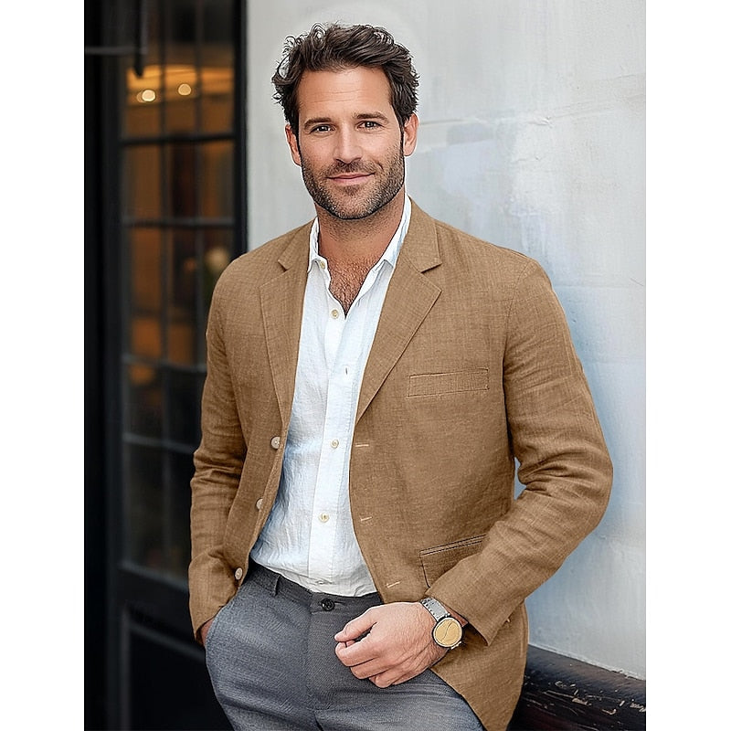 Classic Lightweight Men's Blazer – All-Season Smart Casual