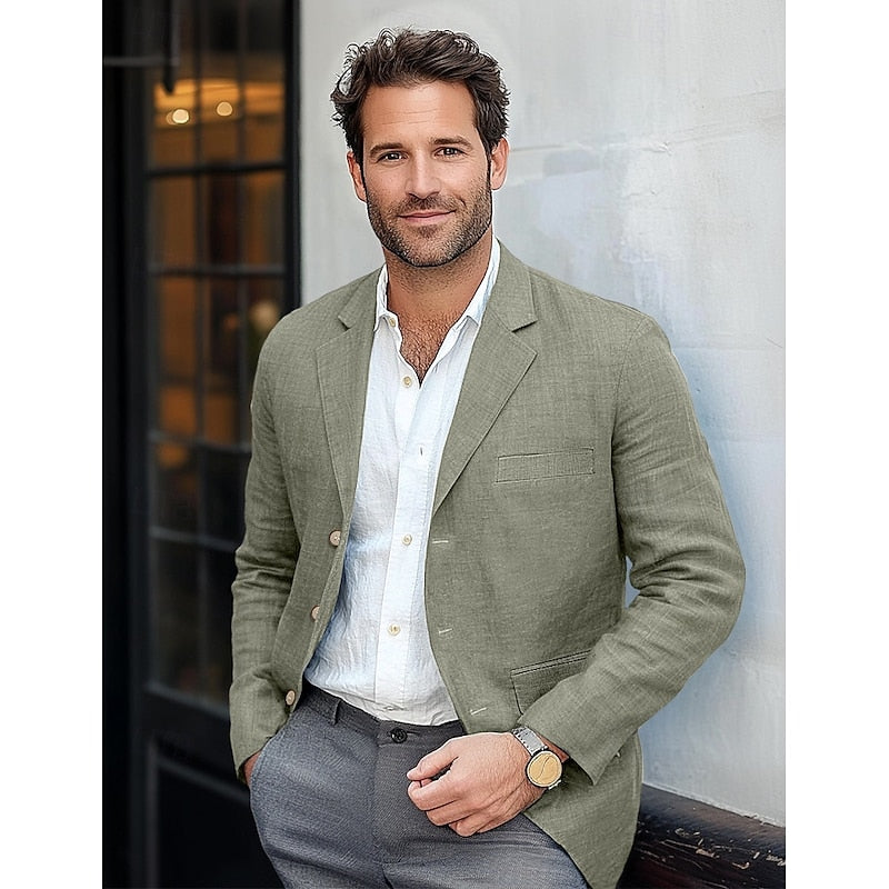 Classic Lightweight Men's Blazer – All-Season Smart Casual