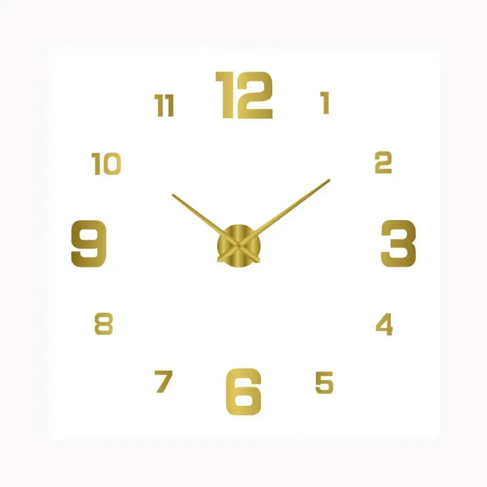 Classic Silent Non-Ticking Wall Clock for Bedroom & Office