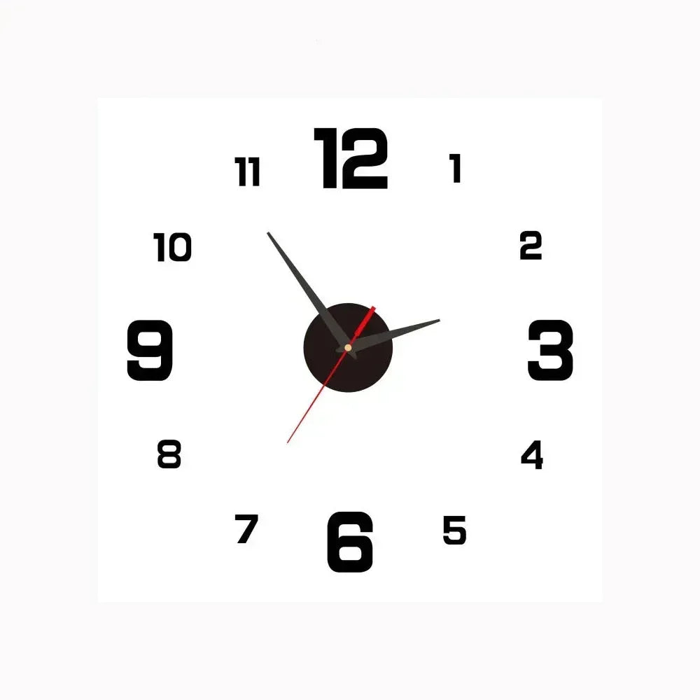 Classic Silent Non-Ticking Wall Clock for Bedroom & Office