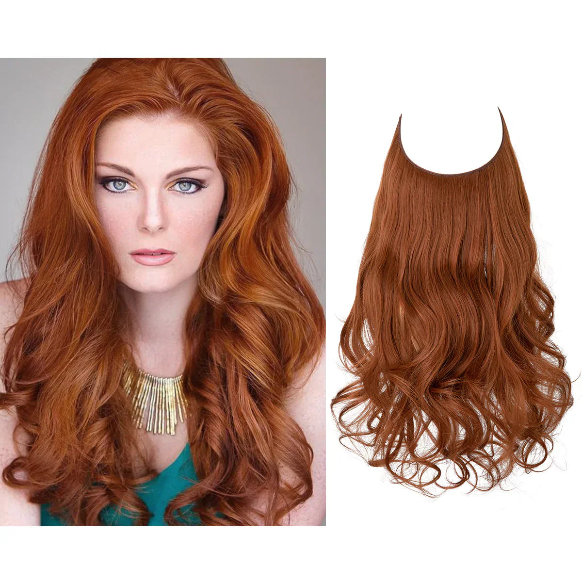 Clip-In Hair Extensions – 100% Human Hair for a Natural Look in 16–22 Inch Lengths for Instant Volume and Length