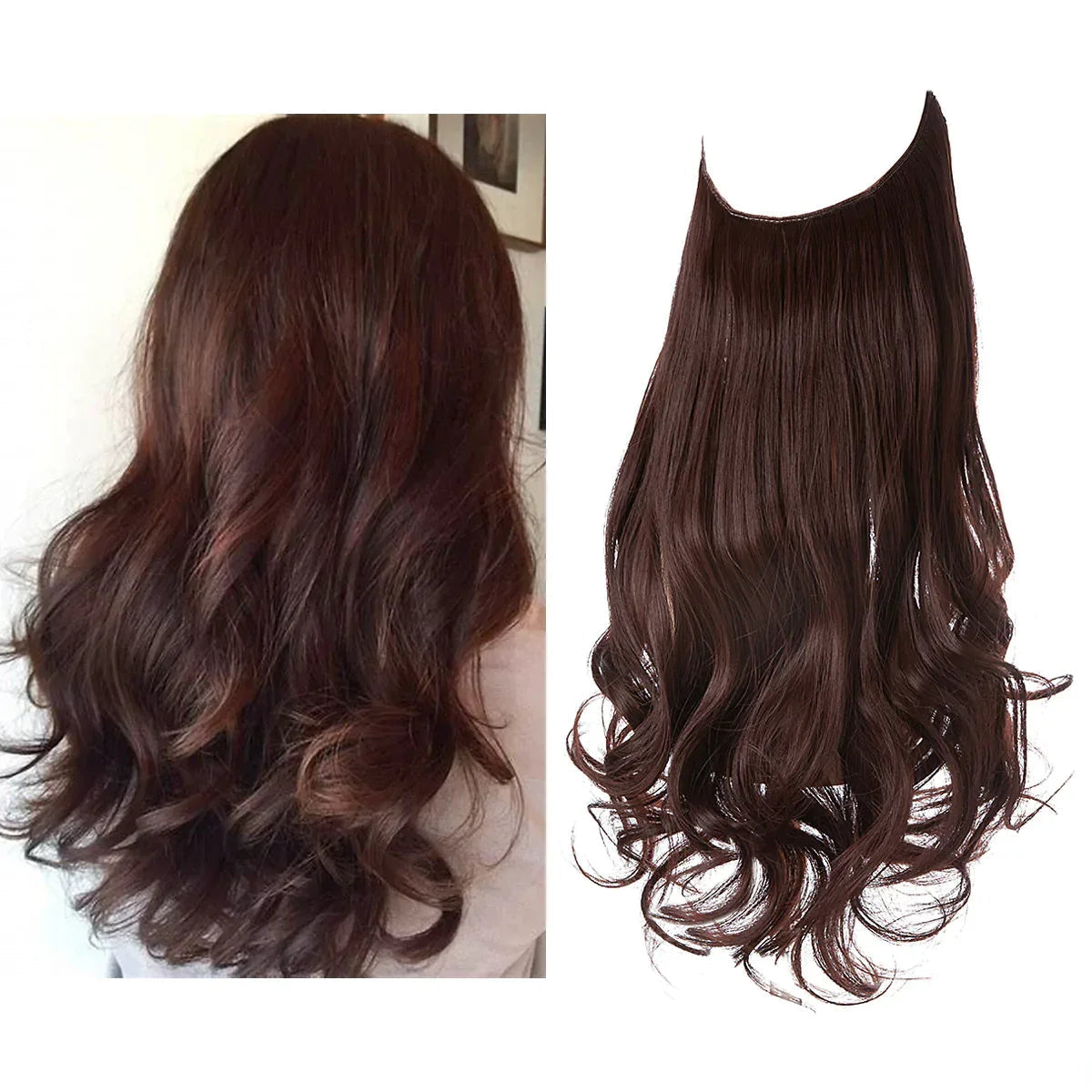 Clip-In Hair Extensions – 100% Human Hair for a Natural Look in 16–22 Inch Lengths for Instant Volume and Length