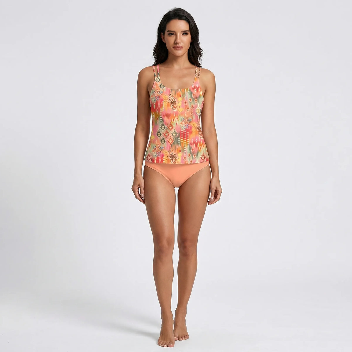 Colorful Mandala Print Swimwear