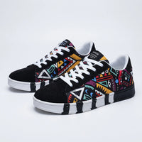 Colorful Sneakers with All-Over Graphic Pattern