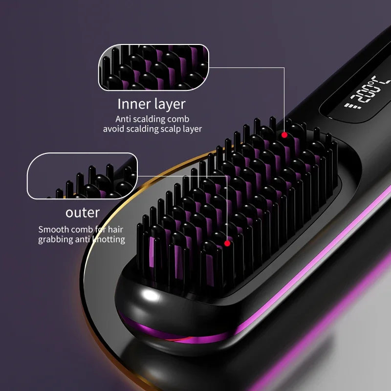Compact Cordless Hair Styler with USB Charging