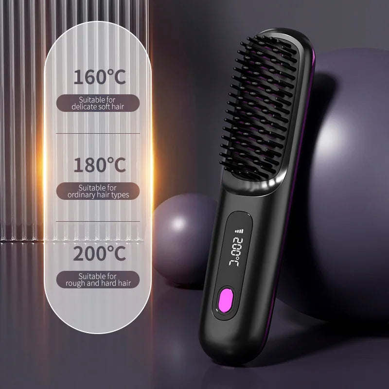 Compact Cordless Hair Styler with USB Charging