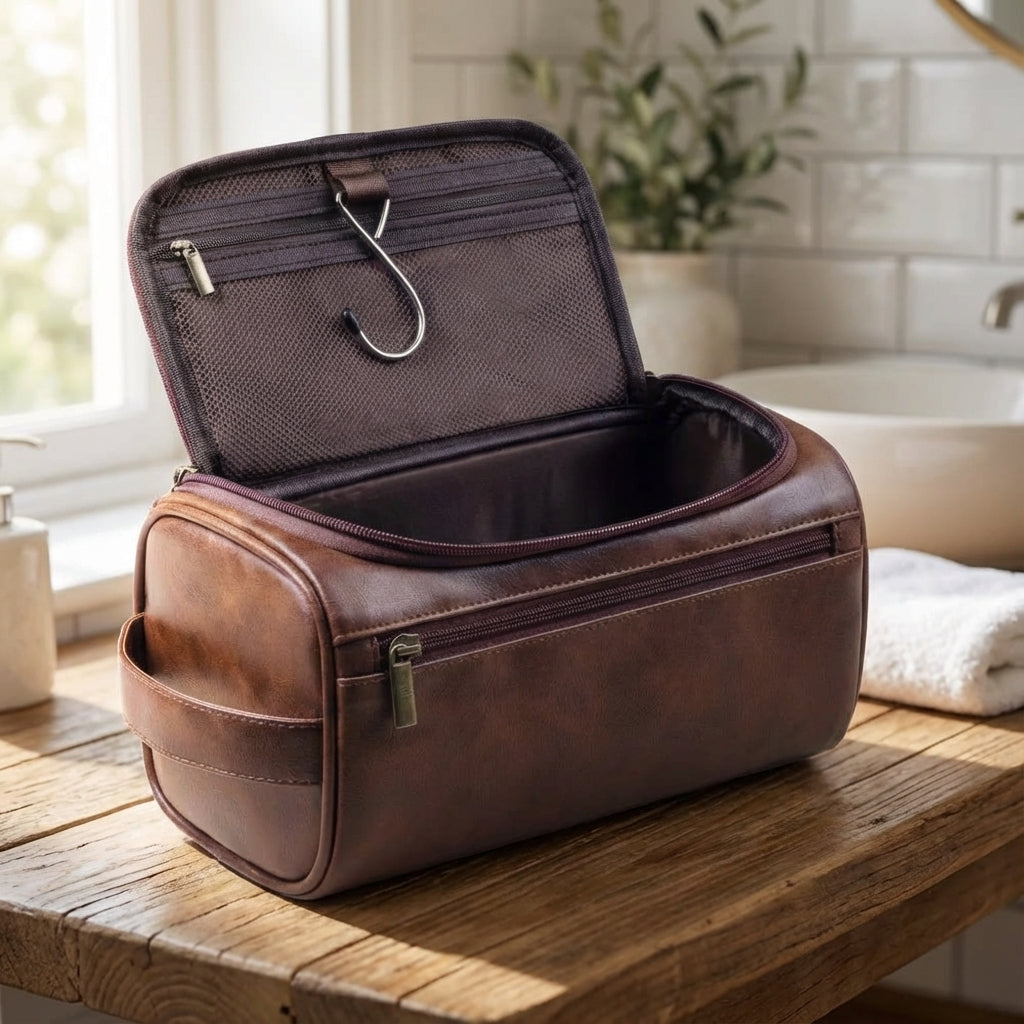 Compact Travel Toiletry Bag for Men & Women