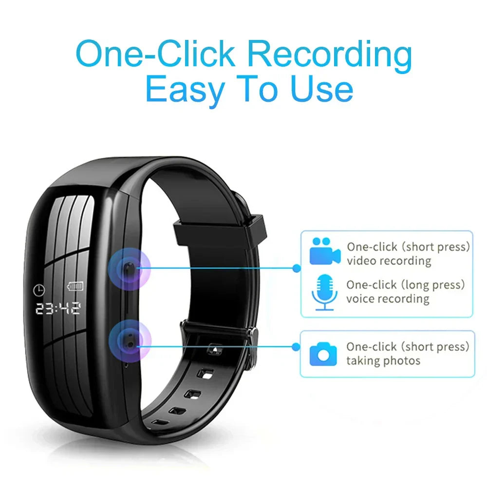 Compact Watch Camera with Video & Voice Recording