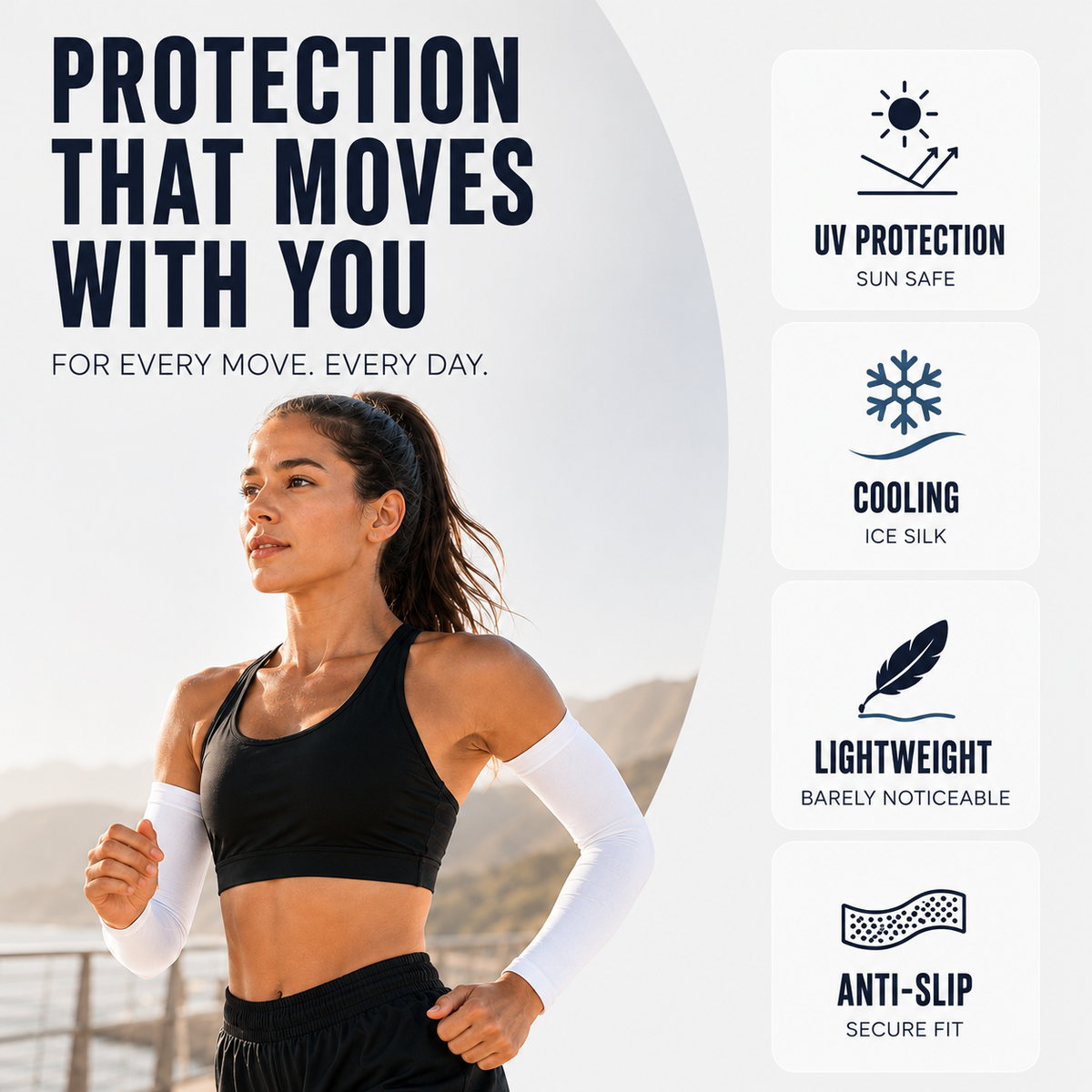 Cooling UV Arm Sleeves