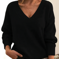 Cosy Winter V-Neck Jumper for Women