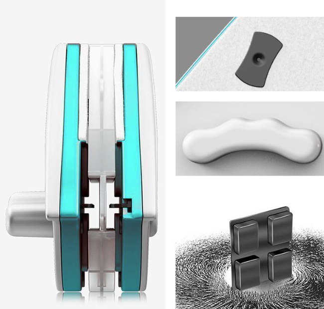 Double-Sided Magnetic Window Cleaner