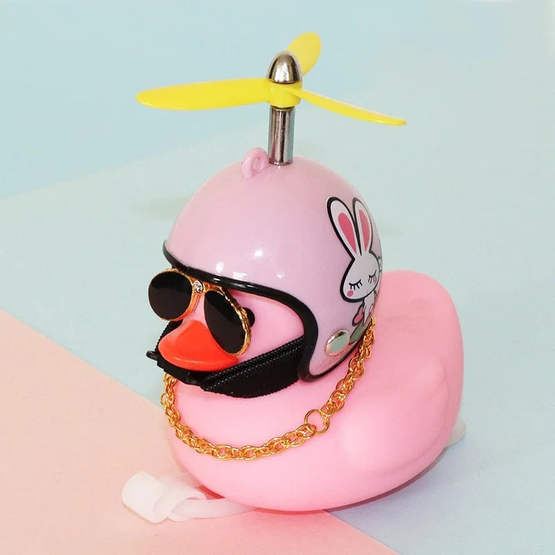 Duck Bike Bell with Helmet