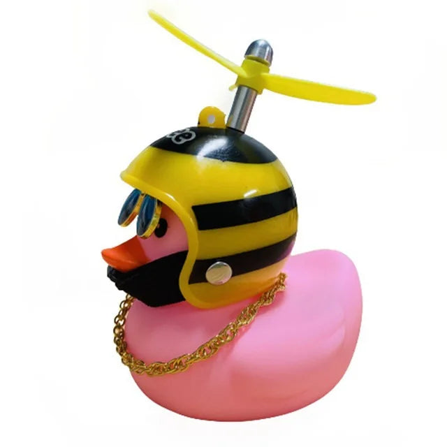 Duck Bike Bell with Helmet