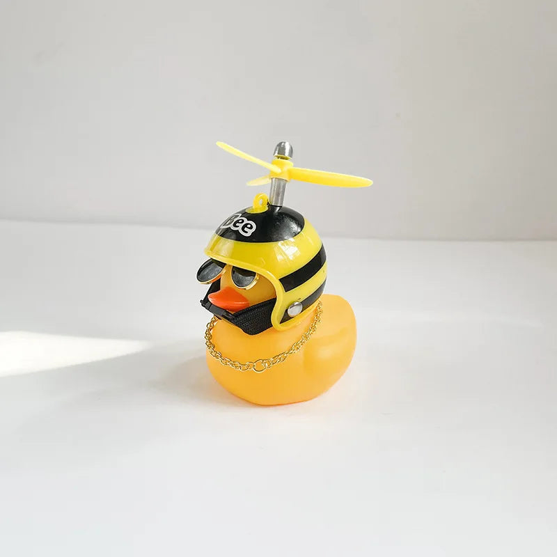 Duck Bike Bell with Helmet