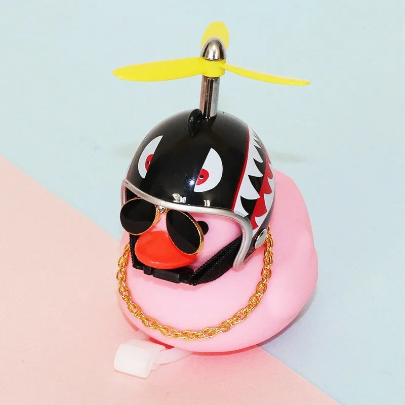 Duck Bike Bell with Helmet