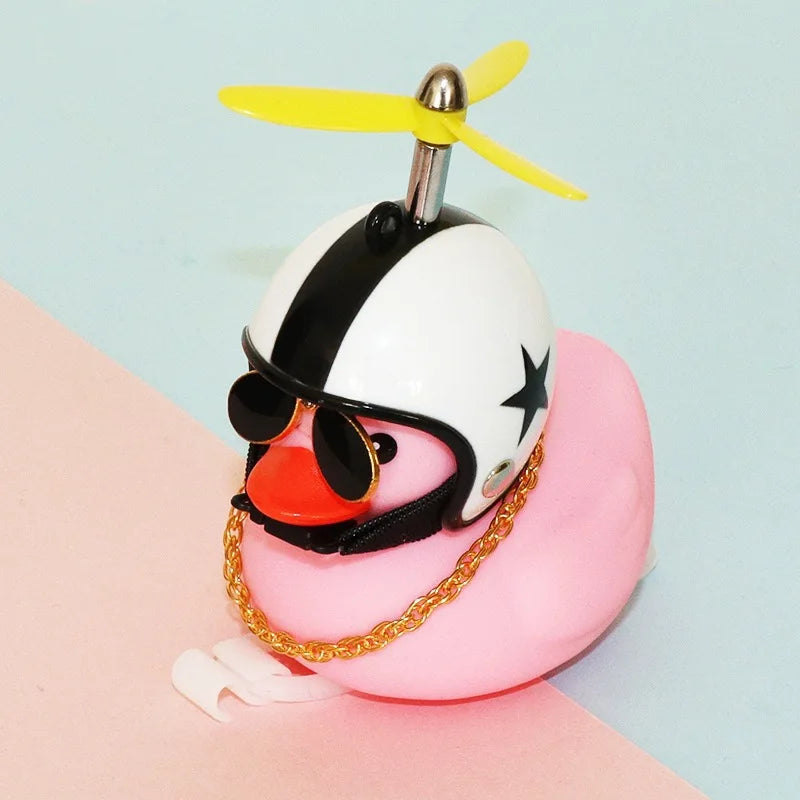 Duck Bike Bell with Helmet