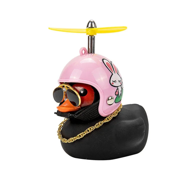 Duck Bike Bell with Helmet