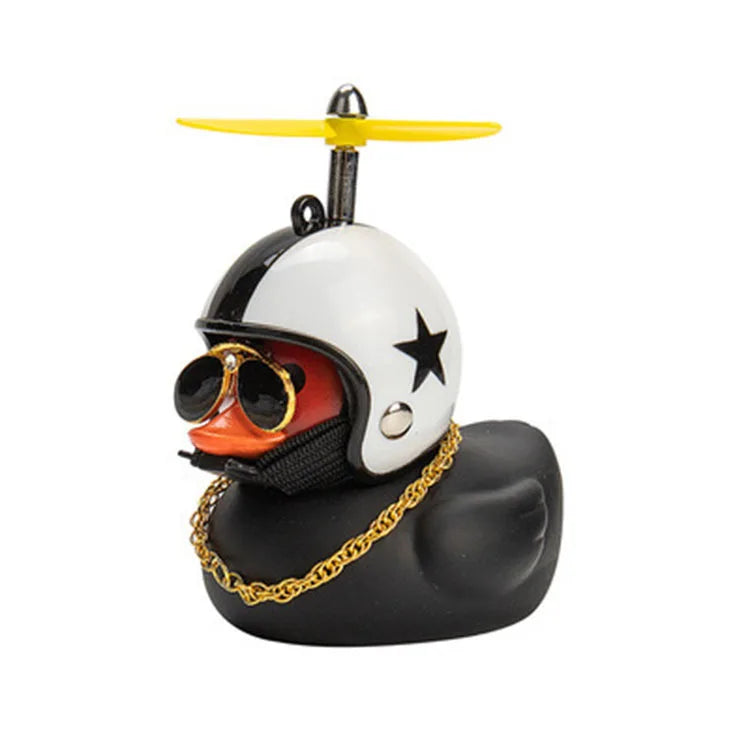 Duck Bike Bell with Helmet