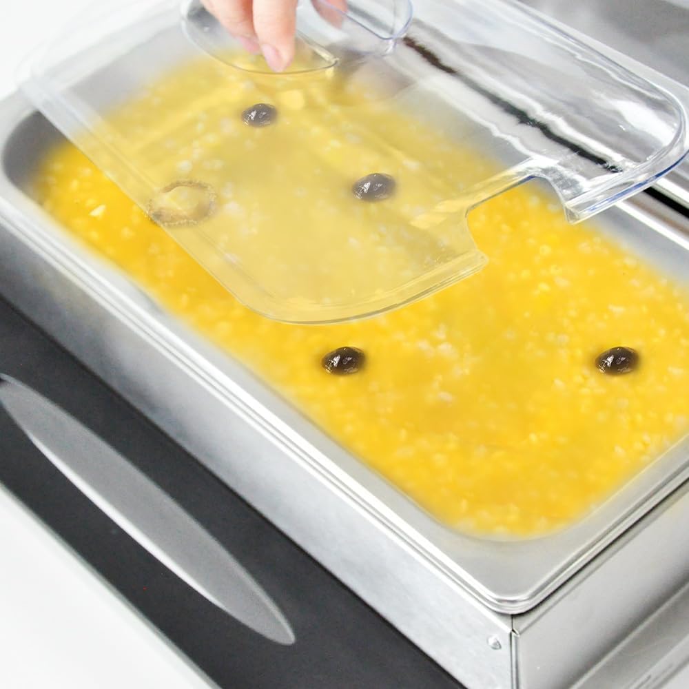 Electric Buffet Food Warmer with 3 x 2.5L Trays and Adjustable Temperature