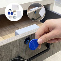 Electronic Drawer Lock with Invisible Sensor Control