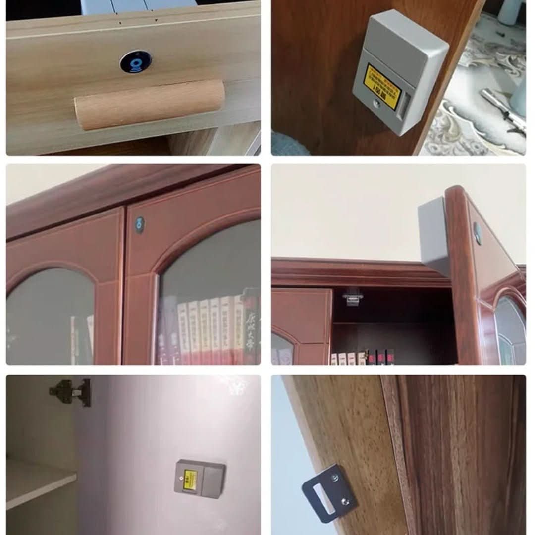 Electronic Drawer Lock with Invisible Sensor Control
