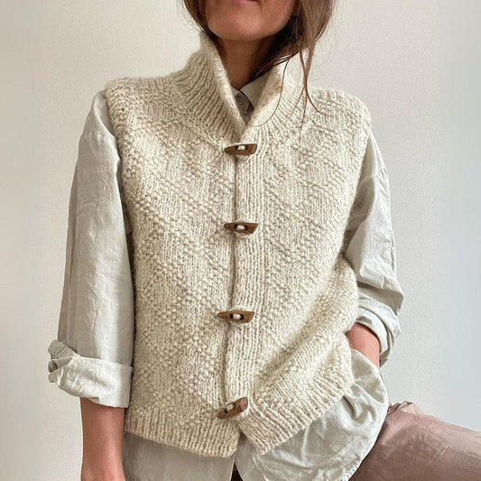 Elegant Buttoned Cardigan for Autumn