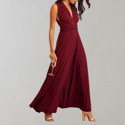 Elegant & Comfortable Summer Wrap Dress